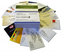 Изготовление цветных визиток от 1,5 руб. до 1 руб. макет визитки с логотипом от 100 руб. Минимальный заказ от 100 штук.
